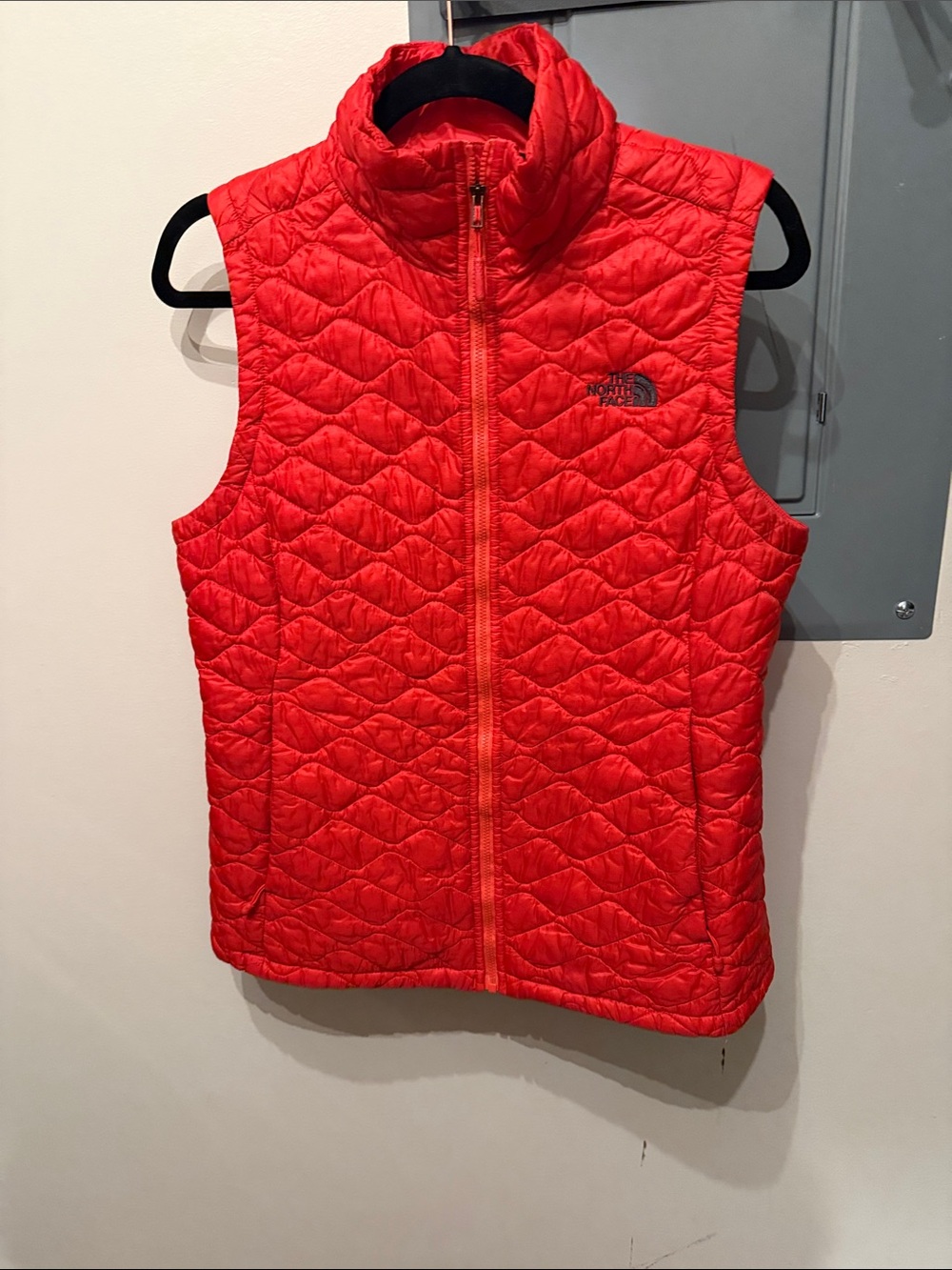 The North Face Red Quilted Girls' Insulated Vest
